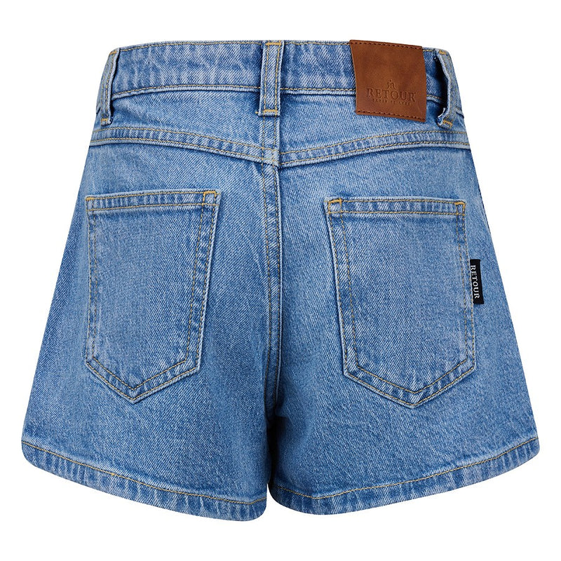 Laad de afbeelding in de Gallery-viewer, Retour Jeans Suus Shortje/rokje Light Blue Denim
