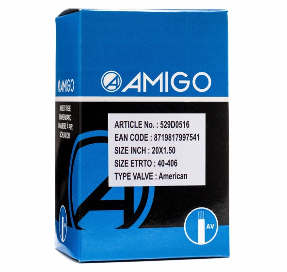 Laad de afbeelding in de Gallery-viewer, Amigo Binnenband 20 X 1.50 (40-406) Fv 48 Mm
