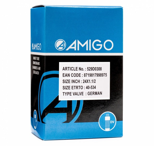 Laad de afbeelding in de Gallery-viewer, Amigo Binnenband 24 X 1 1/2 (40-534) Dv 45 Mm
