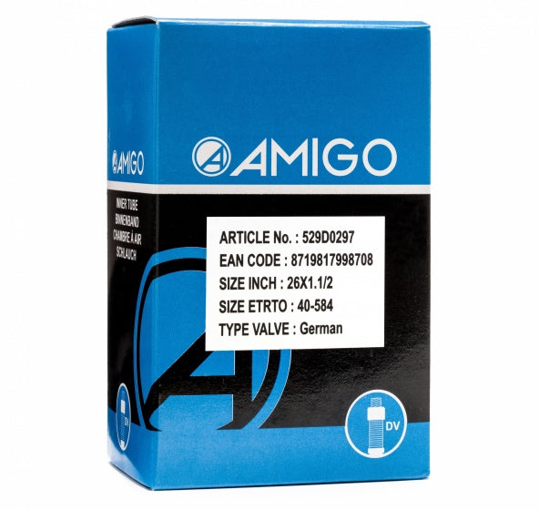 Laad de afbeelding in de Gallery-viewer, Amigo Binnenband 26 X 1 1/2 (40-584) Dv 45 Mm
