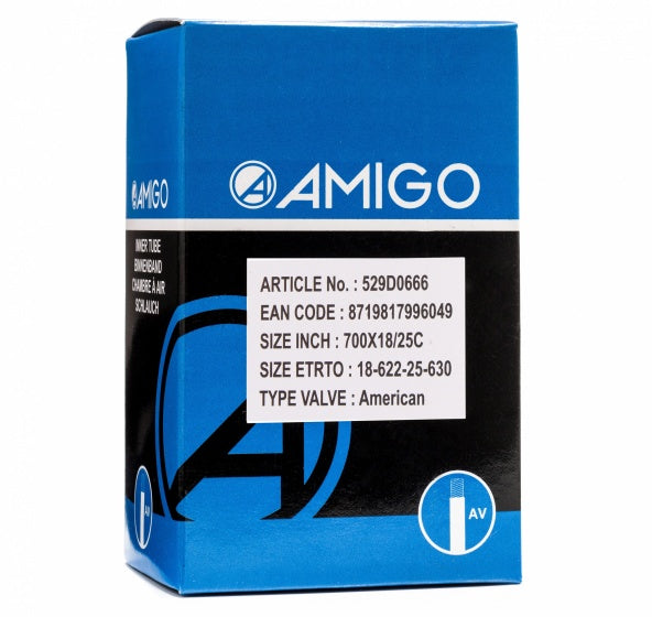 Laad de afbeelding in de Gallery-viewer, Amigo Binnenband 28 X 3/4-1.00 (18/25-622/630) Av 48 Mm
