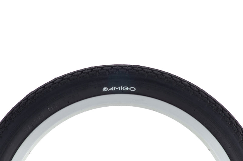 Laad de afbeelding in de Gallery-viewer, Amigo Buitenband M-160 16 X 1.75-1.90 (47-305) zwart 16 inch
