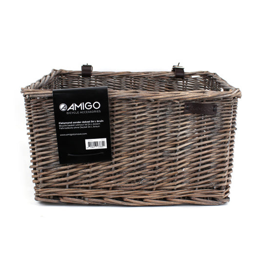 Amigo Fietsmand 34 Liter Riet 