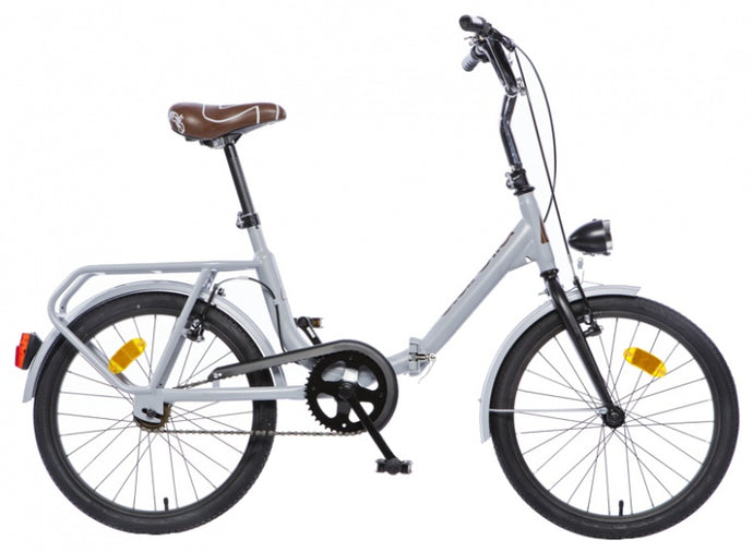 Aurelia Vouwfiets 20 Inch 27 Cm Unisex V-Brakes Grijs