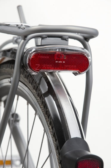 Axa Achterlicht Riff Batlow Led Batterij Aan/Auto/Uit Zwart