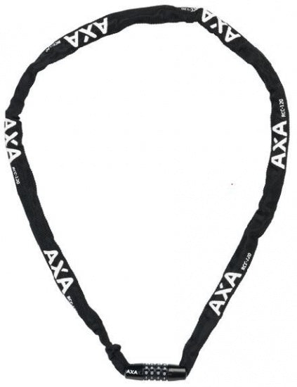 Laad de afbeelding in de Gallery-viewer, Axa Kettingcijferslot Rigid Rcc Nylon Hoes 1200 X 3,5 Mm 
