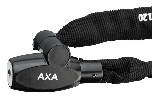 Laad de afbeelding in de Gallery-viewer, Axa Kettingslot Rigid Rck 1200 X 3,5 Mm Zwart
