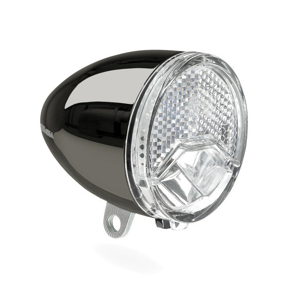 Laad de afbeelding in de Gallery-viewer, Axa Koplamp 606 E-Bike 6-48 Volt Donker Chroom 15 Lux
