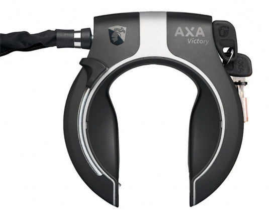 Axa Ringslot Victory Art-2 Zwart Met Streep Grijs
