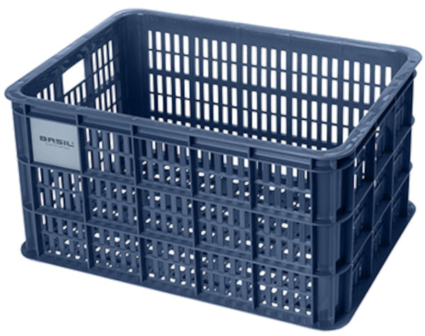 Laad de afbeelding in de Gallery-viewer, Basil Fietskrat Gerecycled L 40 Liter - 21158

