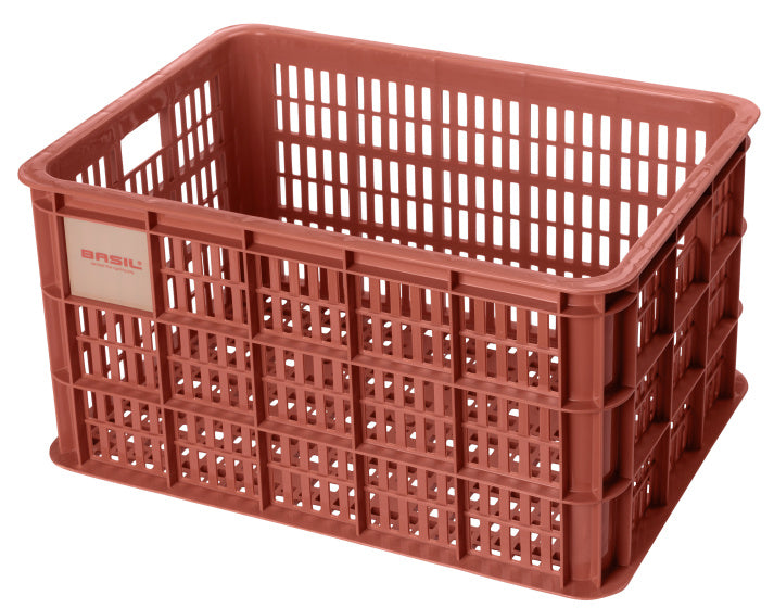Laad de afbeelding in de Gallery-viewer, Basil Fietskrat Gerecycled L 40 Liter - 21158
