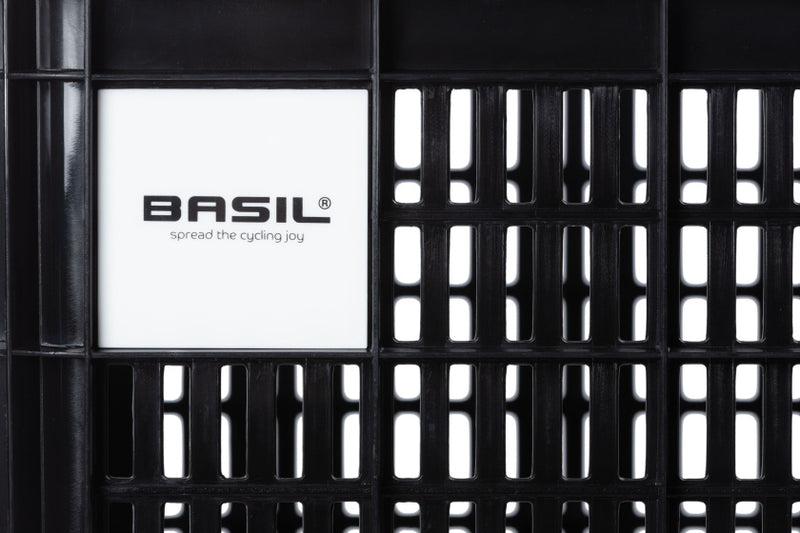 Laad de afbeelding in de Gallery-viewer, Basil Fietskrat Gerecycled L 40 Liter - 21158
