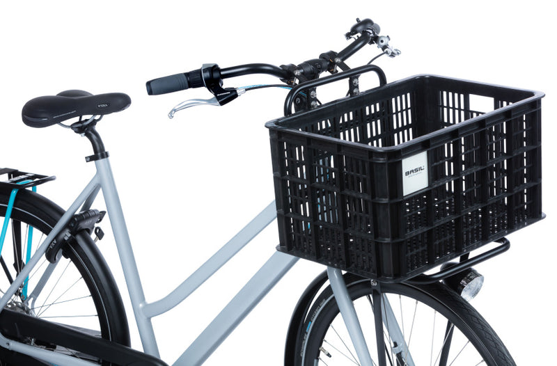 Laad de afbeelding in de Gallery-viewer, Basil Fietskrat Gerecycled L 40 Liter - 21158
