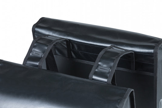 Basil Dubbele Fietstas Urban Load 48-53 Liter – 17738 zwart