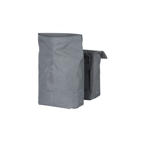 Basil Dubbele Fietstas City 28-32 Liter – 18072 grijs