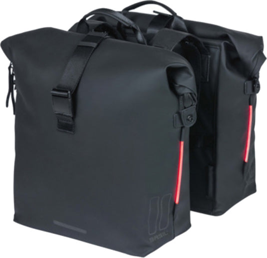 Basil Dubbele Fietstas Soho Nordlicht 41 Liter – 18076 zwart
