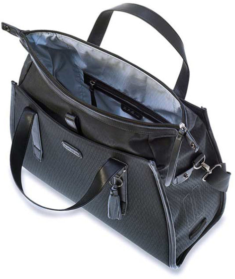 Laad de afbeelding in de Gallery-viewer, Basil Fietsschoudertas Noir 17 Liter Zwart – 17662
