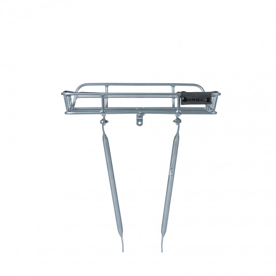 Laad de afbeelding in de Gallery-viewer, Basil Voordrager Met Rand 26-28 Inch Portland Aluminium Naturel
