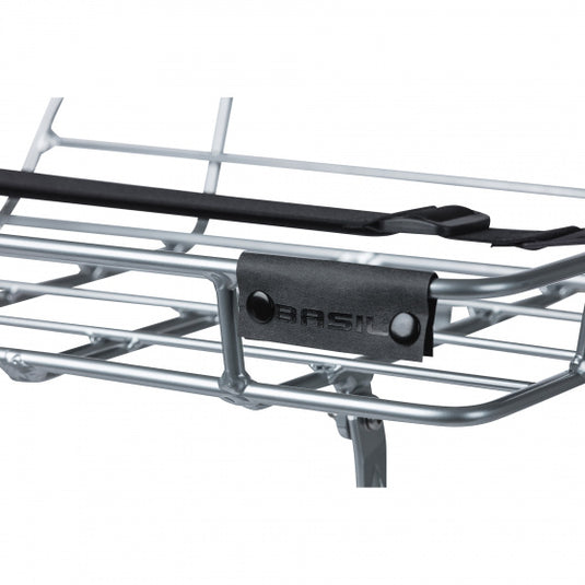Basil Voordrager Met Rand 26-28 Inch Portland Aluminium Naturel