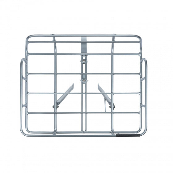 Laad de afbeelding in de Gallery-viewer, Basil Voordrager Met Rand 26-28 Inch Portland Aluminium Naturel
