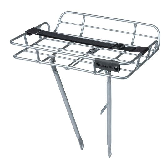 Basil Voordrager Met Rand 26-28 Inch Portland Aluminium Naturel