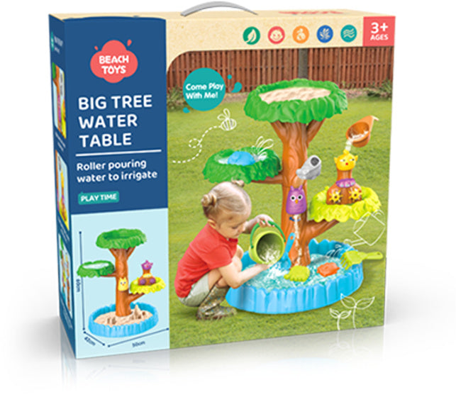 Laad de afbeelding in de Gallery-viewer, Beach Toys Zand- En Watertafel Met Accessoires 16-Delig
