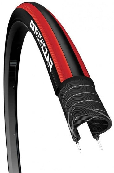 Cst Buitenband Race Czar 700 X 23C (23-622) Zwart/Rood