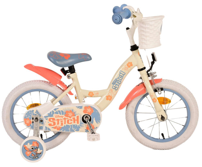 Disney Stitch Meisjes Terugtraprem creme 23 cm 14 inch