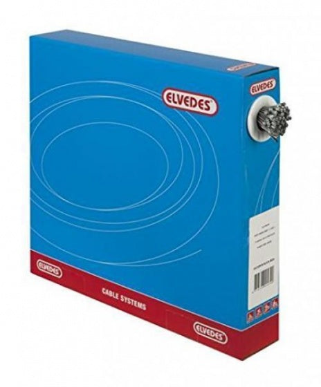 Laad de afbeelding in de Gallery-viewer, Elvedes Achterrem Binnenkabel 3000 Mm Tonnippel Zilver 50 Stuks
