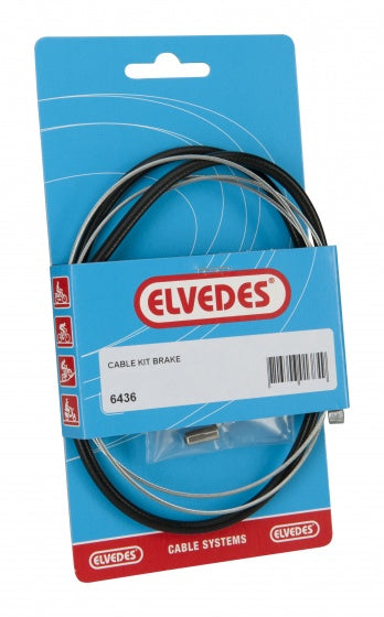 Elvedes Voorremkabel Set Universeel 550/1250 Mm Zwart
