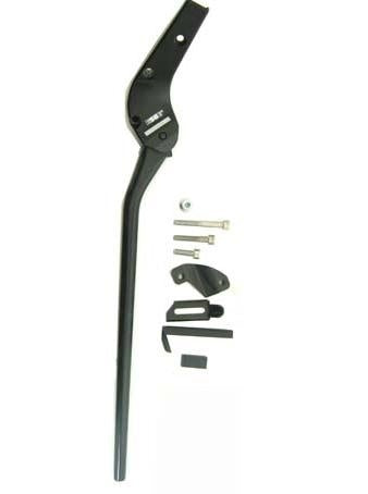 Laad de afbeelding in de Gallery-viewer, Esge Standaard Achtervork Pletscher Aluminium 28 Inch Zwart
