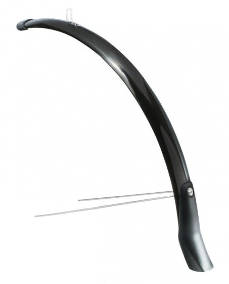 Eurofender Voorspatbord Snello 46 Mm  zwart 28 inch