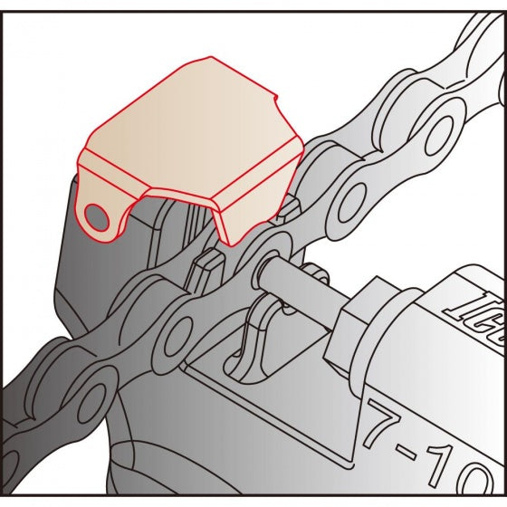 Laad de afbeelding in de Gallery-viewer, Icetoolz Kettingpons 5-6-7-8-9-10-11-12 Speed Zwart/Zilver
