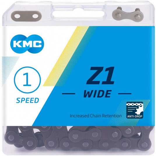 Kmc Ketting Z1 Breed 1/2 X 1/8 Inch 112S Single Speed Bruin
