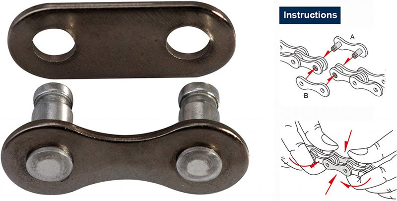 Laad de afbeelding in de Gallery-viewer, Kmc Ketting Z1 Breed 1/2 X 1/8 Inch 112S Single Speed Bruin
