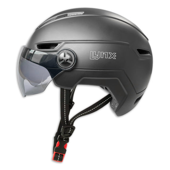 Laad de afbeelding in de Gallery-viewer, Lynx Fietshelm Visor Pro Maat S/M
