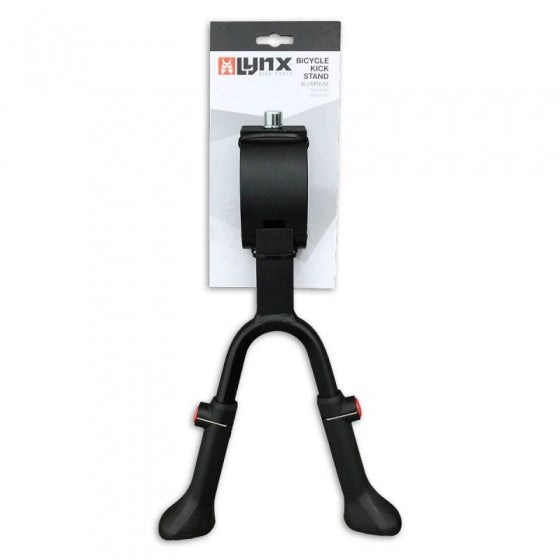 Laad de afbeelding in de Gallery-viewer, Lynx Standaard Dubbel Verstelbaar 24-28 Inch Aluminium Zwart
