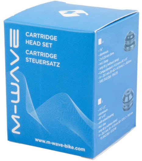Laad de afbeelding in de Gallery-viewer, M-Wave Balhoofdstel Zs44/44 C 8-Delig Zwart/Zilver
