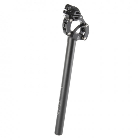 Laad de afbeelding in de Gallery-viewer, M-Wave Zadelpen Verend Parallelogram 27,2 X 350 Mm Aluminium Zwart
