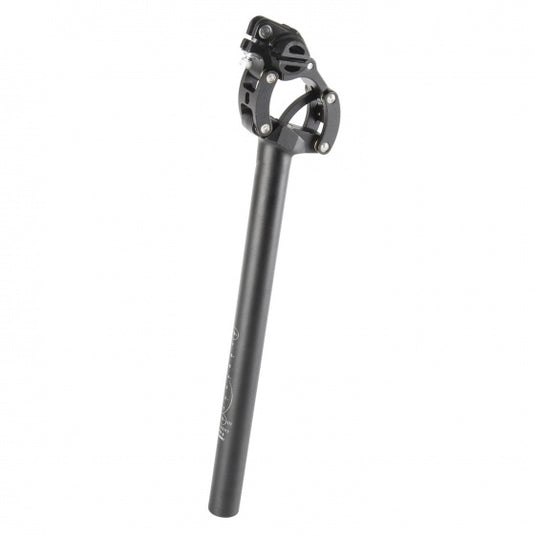 M-Wave Zadelpen Verend Parallelogram 27,2 X 350 Mm Aluminium Zwart