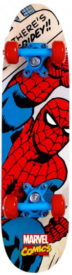 Laad de afbeelding in de Gallery-viewer, Marvel Spider-Man Skateboard 61 X 15 X 10 Cm Hout multicolor
