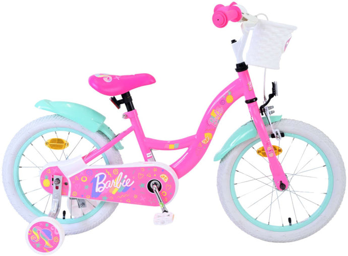 Mattel Barbie Meisjes Terugtraprem roze/mintgroen 25 cm 16 inch