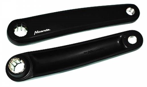 Laad de afbeelding in de Gallery-viewer, Miranda Set Cranks E-Bike Aluminium 170 Mm Zwart
