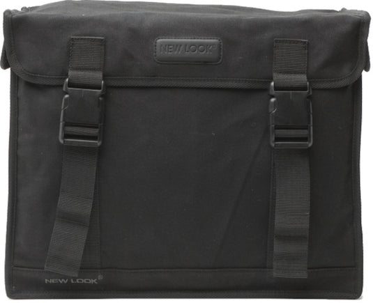 New Looxs Dubbele Fietstas Canvas De Luxe 46 Liter Zwart – 030.410