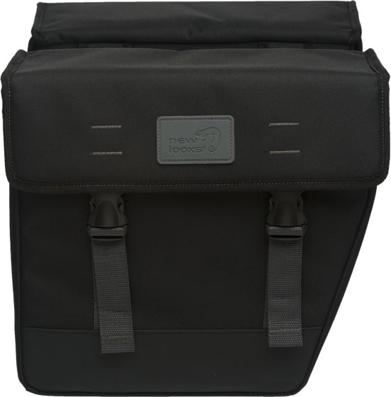 Laad de afbeelding in de Gallery-viewer, New Looxs Dubbele Fietstas Origin Hybride 39 Liter – 112.330 zwart
