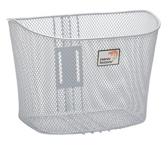New Looxs Fietsmand Toscane Voor 19 Liter Zilver