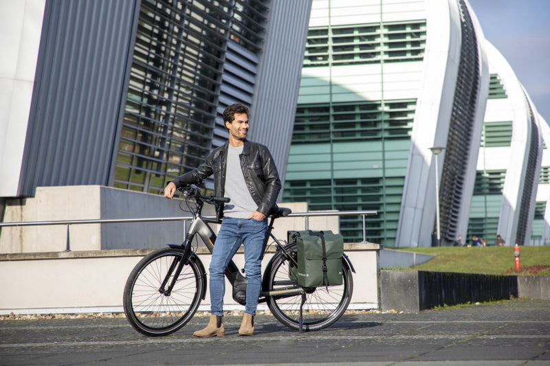 Laad de afbeelding in de Gallery-viewer, New Looxs Odense Double Dubbele Tas 39L Groen
