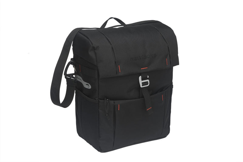 Laad de afbeelding in de Gallery-viewer, New Looxs Vigo Enkele Tas 18,5L Afneembaar Zwart
