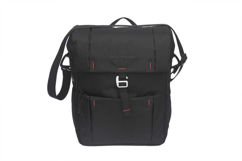 Laad de afbeelding in de Gallery-viewer, New Looxs Vigo Enkele Tas 18,5L Afneembaar Zwart
