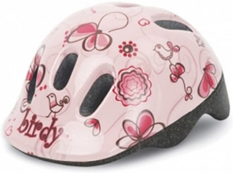 Laad de afbeelding in de Gallery-viewer, Polisport Fietshelm Birdy Xxs Junior Crème/Roze Maat 44/48 Cm
